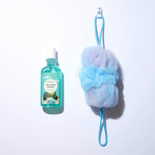 【ボディスポンジが実質180円!】シャワージェル & バススポンジセット