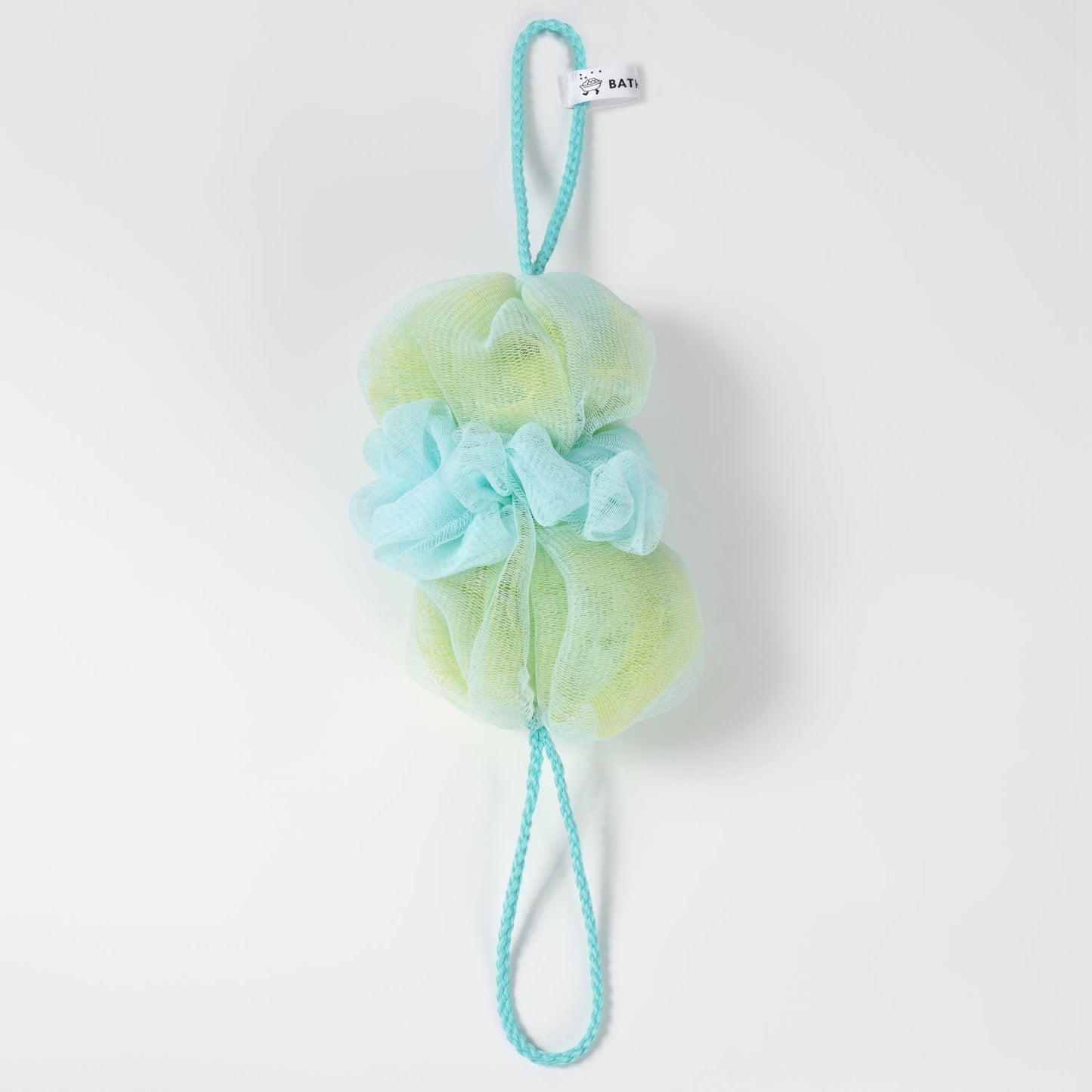 ぐーんと伸びて背中も洗えるボディスポンジ