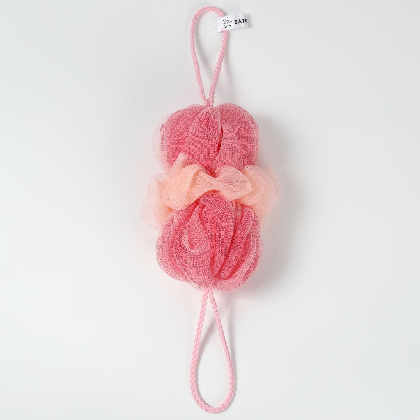 ぐーんと伸びて背中も洗えるボディスポンジ